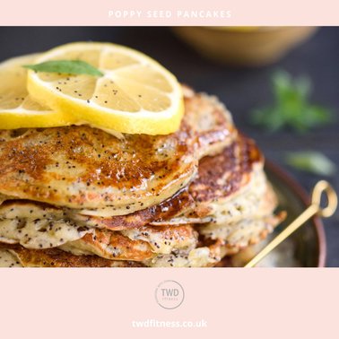 healthy eating recipe book poppy seed pancakes with lemon